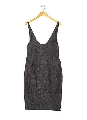 Robe pull stretch sans manche noir GEORGES RECH femme