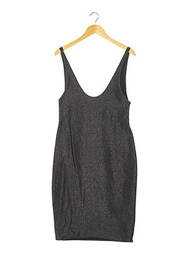 Robe pull stretch sans manche noir GEORGES RECH femme