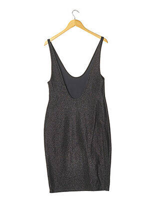 Robe pull stretch sans manche noir GEORGES RECH femme