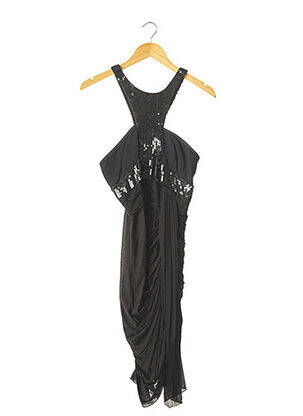 Robe mi-longue sans manche sans manche noir PUCCI femme