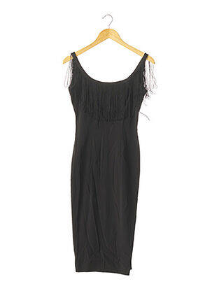 Robe mi-longue sans manche sans manche noir SOPHIE SITBON femme