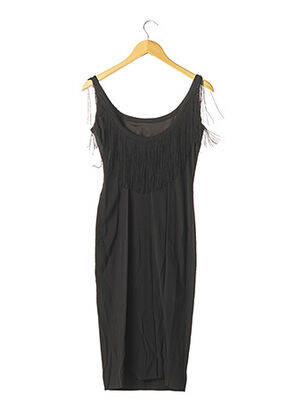 Robe mi-longue sans manche sans manche noir SOPHIE SITBON femme