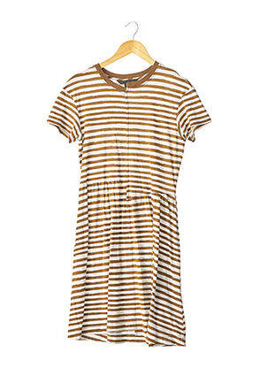 Robe mi-longue manches courtes manches courtes marron MARC JACOBS femme