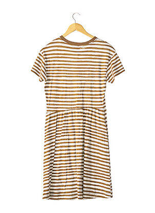 Robe mi-longue manches courtes manches courtes marron MARC JACOBS femme