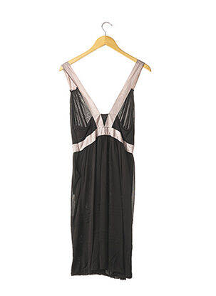 Robe mi-longue sans manche sans manche noir YIGAL AZROUEL femme