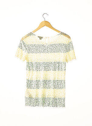 Top manches courtes manches courtes jaune DKNY femme