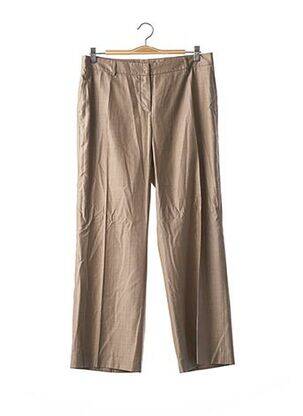 Pantalon droit coupe droite beige A-K-R-I-S femme