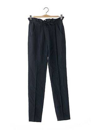 Pantalon slim taille haute taille haute bleu LOUBAROK femme