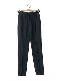 Pantalon slim poches taille haute bleu LOUBAROK femme