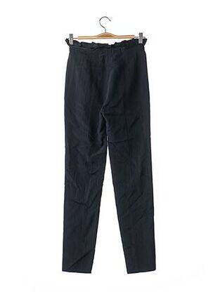 Pantalon slim taille haute taille haute bleu LOUBAROK femme