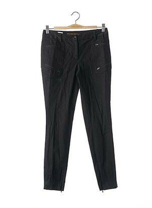 Pantalon slim taille basse taille basse noir GALLIANO femme