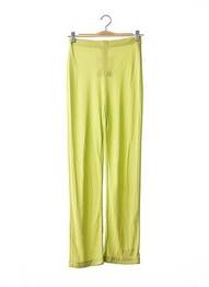 Pantalon droit tissage crêpe vert CHACOK femme