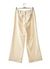 Pantalon large beige LAUREL pour femme seconde vue