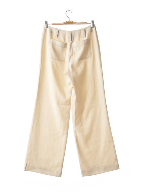 Pantalon large beige LAUREL pour femme