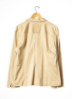 Veste casual col tailleur beige LIZ CLAIRBORNE femme