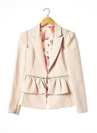 Blazer manches longues beige ARROGANT CAT femme