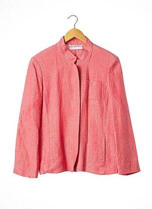 Veste casual coupe droite rose APRIORI femme