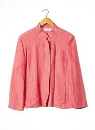 Veste casual coupe droite rose APRIORI femme