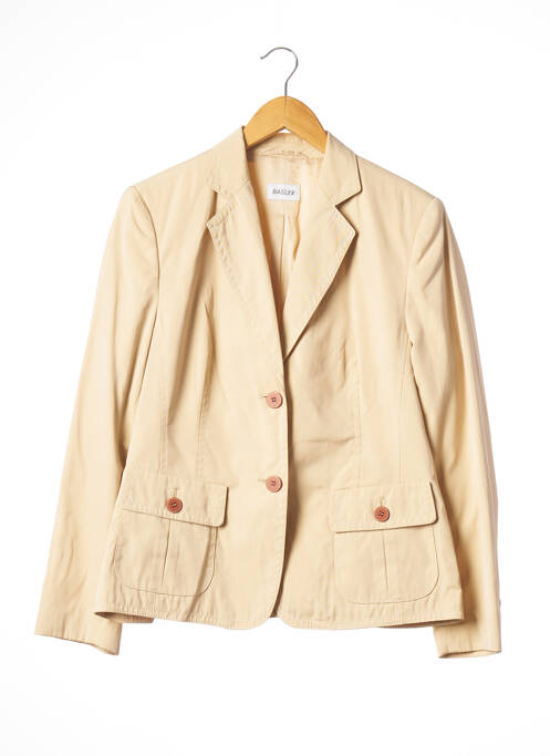 Veste casual epaulette beige BASLER femme