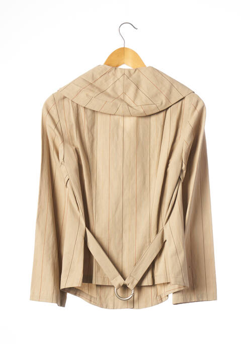 Veste chic beige MARTINE DOUVIER pour femme