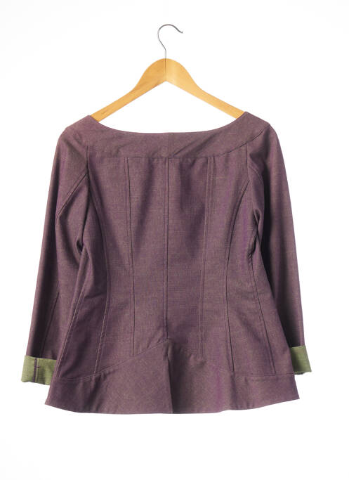 Veste chic violet LUNN pour femme