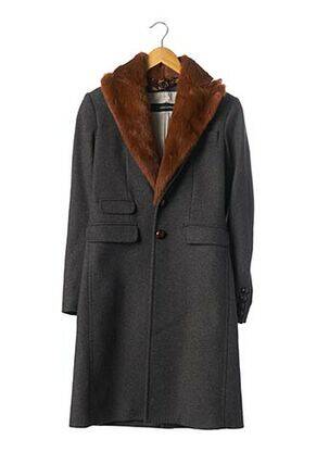 Manteau long gris DSQUARED pour femme