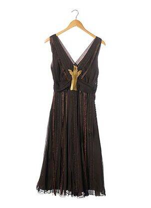 Robe mi-longue marron HOLLAND & HOLLAND pour femme