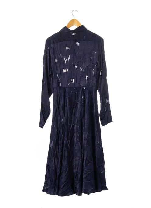 Robe mi-longue bleu DIANE VON FURSTENBERG pour femme
