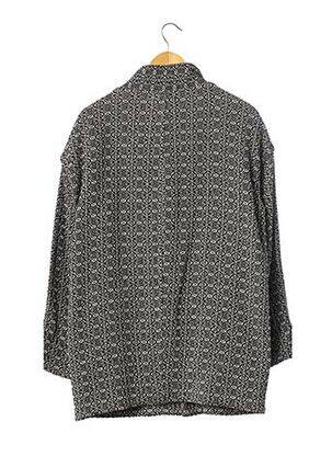 Manteau court poches sans capuche noir MAISON OLGA femme
