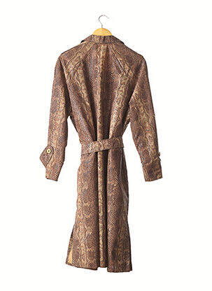 Imperméable manches longues sans capuche marron MIREILLE GRANIER femme