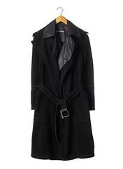 Manteau long noir DIRK BIKKEMBERGS pour femme seconde vue