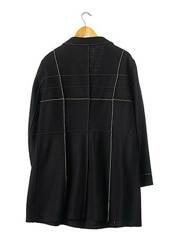 Manteau long noir ORWELL pour femme seconde vue