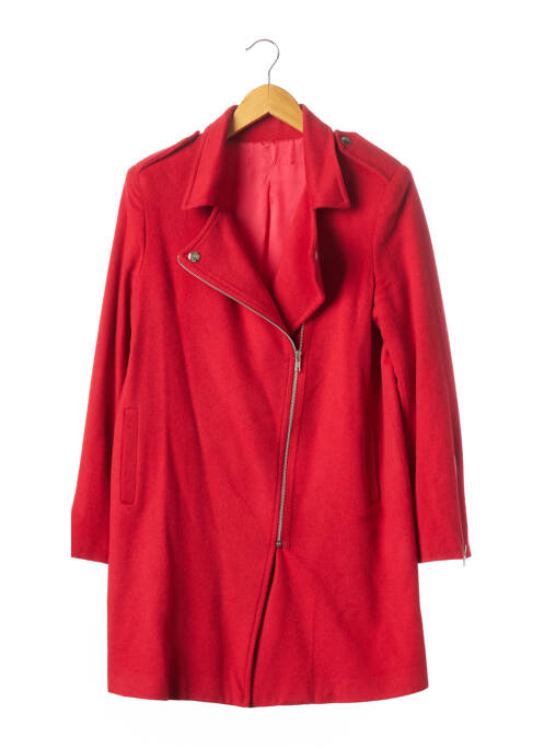 Manteau long rouge SANS MARQUE pour femme