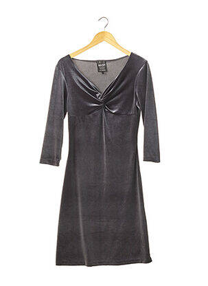Robe mi-longue manches 3/4 manches 3/4 vert IRIE WASH femme