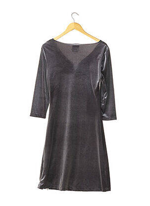 Robe mi-longue manches 3/4 manches 3/4 vert IRIE WASH femme