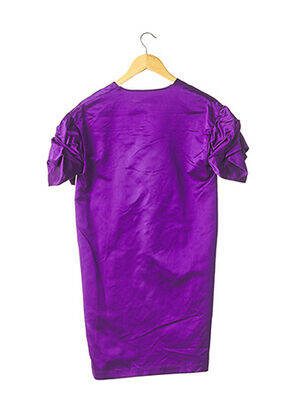 Robe courte manches courtes manches courtes violet HAMISHMORROW femme