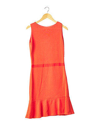 Robe pull stretch sans manche orange GIAMBATTISTA VALLI femme