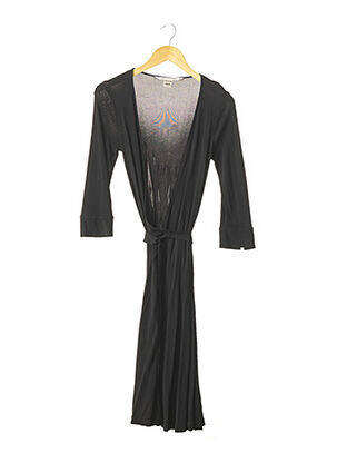 Robe mi-longue manches longues manches longues noir DIANE VON FURSTENBERG femme