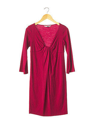 Robe mi-longue manches 3/4 manches 3/4 rouge DIANE VON FURSTENBERG femme