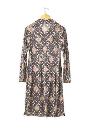 Robe mi-longue manches longues manches longues gris JEROME L'HUILLIER femme