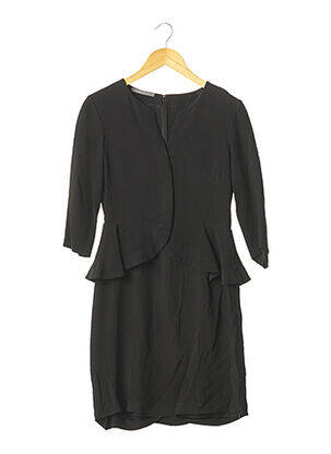 Robe courte manches longues manches longues noir ALBERTA FERRETTI femme