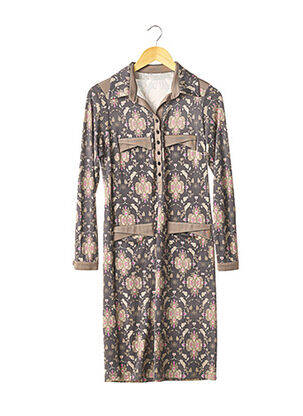 Robe Jerome L'Huillier Taille XL (42) - Longueur Midi Violette - Occasion Très Bon État