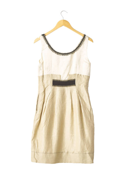 Robe mi-longue beige PHILOSOPHY DI A. FERRETTI pour femme