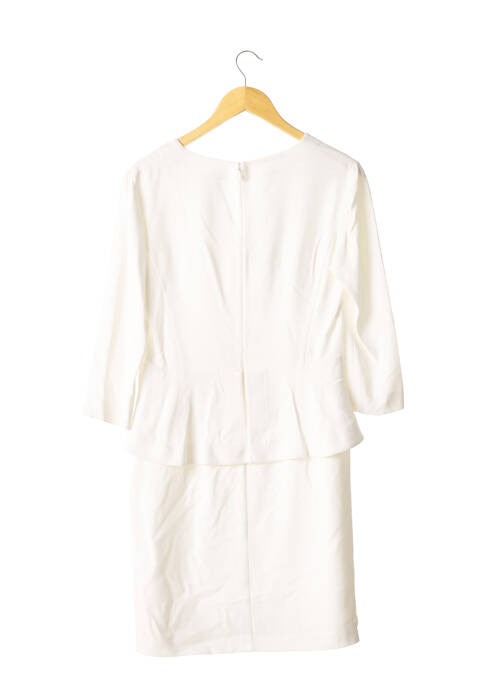 Robe mi-longue blanc ALBERTA FERRETTI pour femme