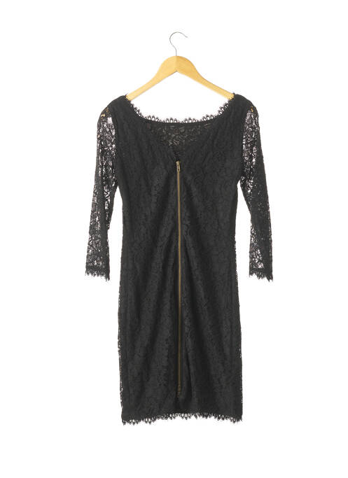 Robe mi-longue noir DIANE VON FURSTENBERG pour femme