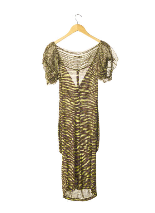 Robe mi-longue vert UNGARO FEVER pour femme