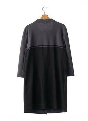 Manteau long coupe droite sans capuche gris PENNYBLACK femme