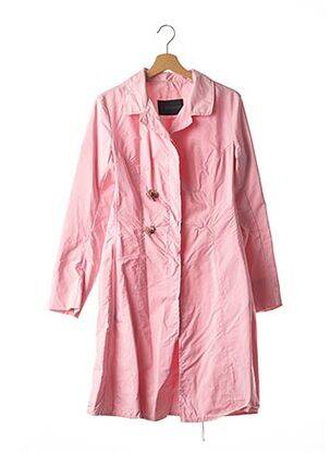 Trench poches sans capuche rose ERMANNO SCERVINO femme