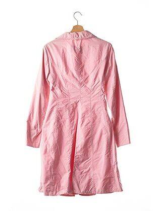 Trench poches sans capuche rose ERMANNO SCERVINO femme