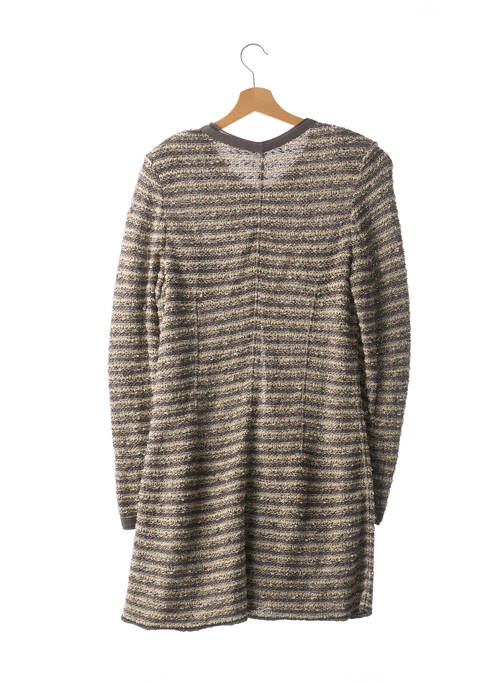 Manteau long gris LIL POUR L'AUTRE pour femme